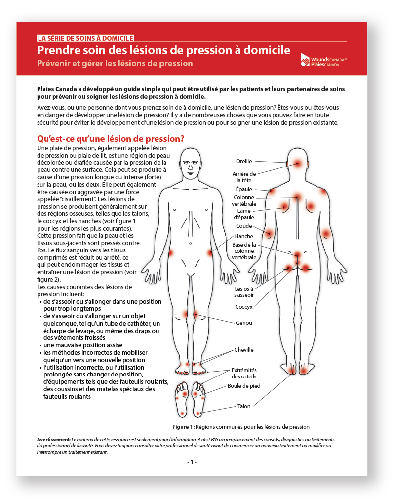 Prévenir et gérer les lésions de pression