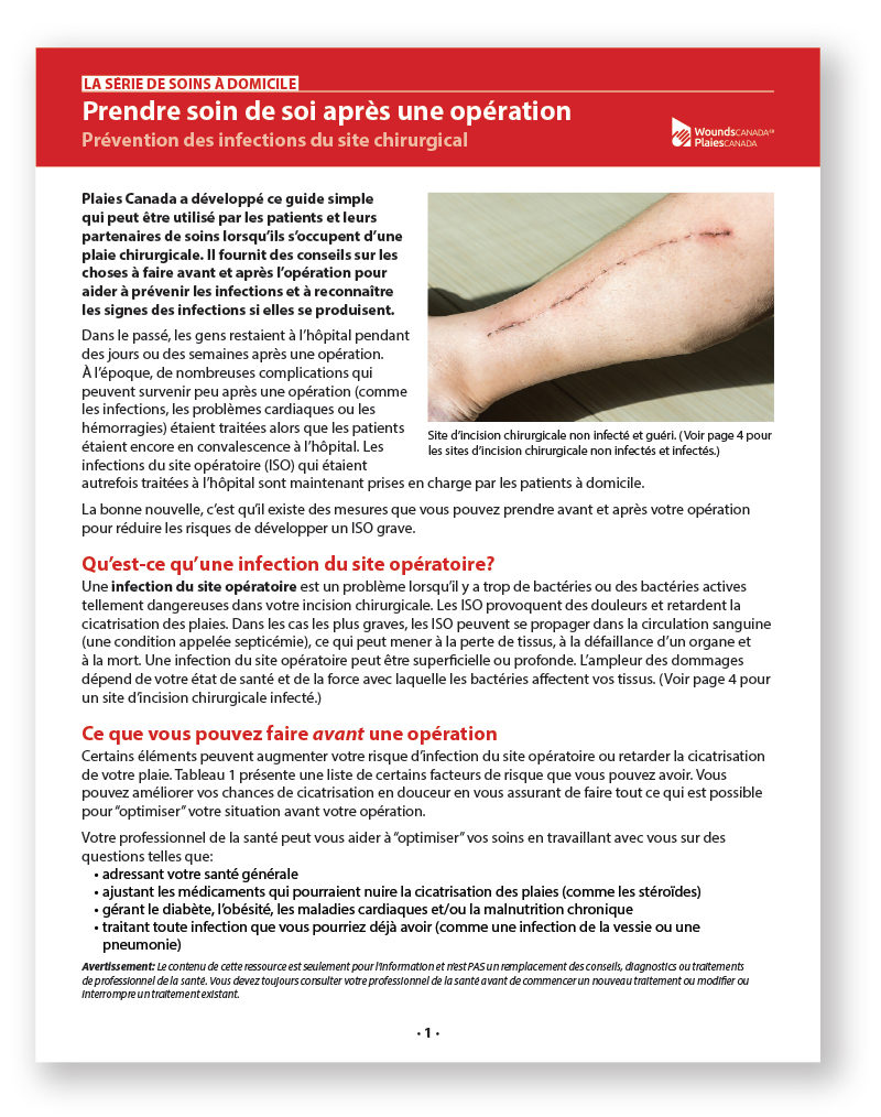 Prévention des infections du site chirurgical